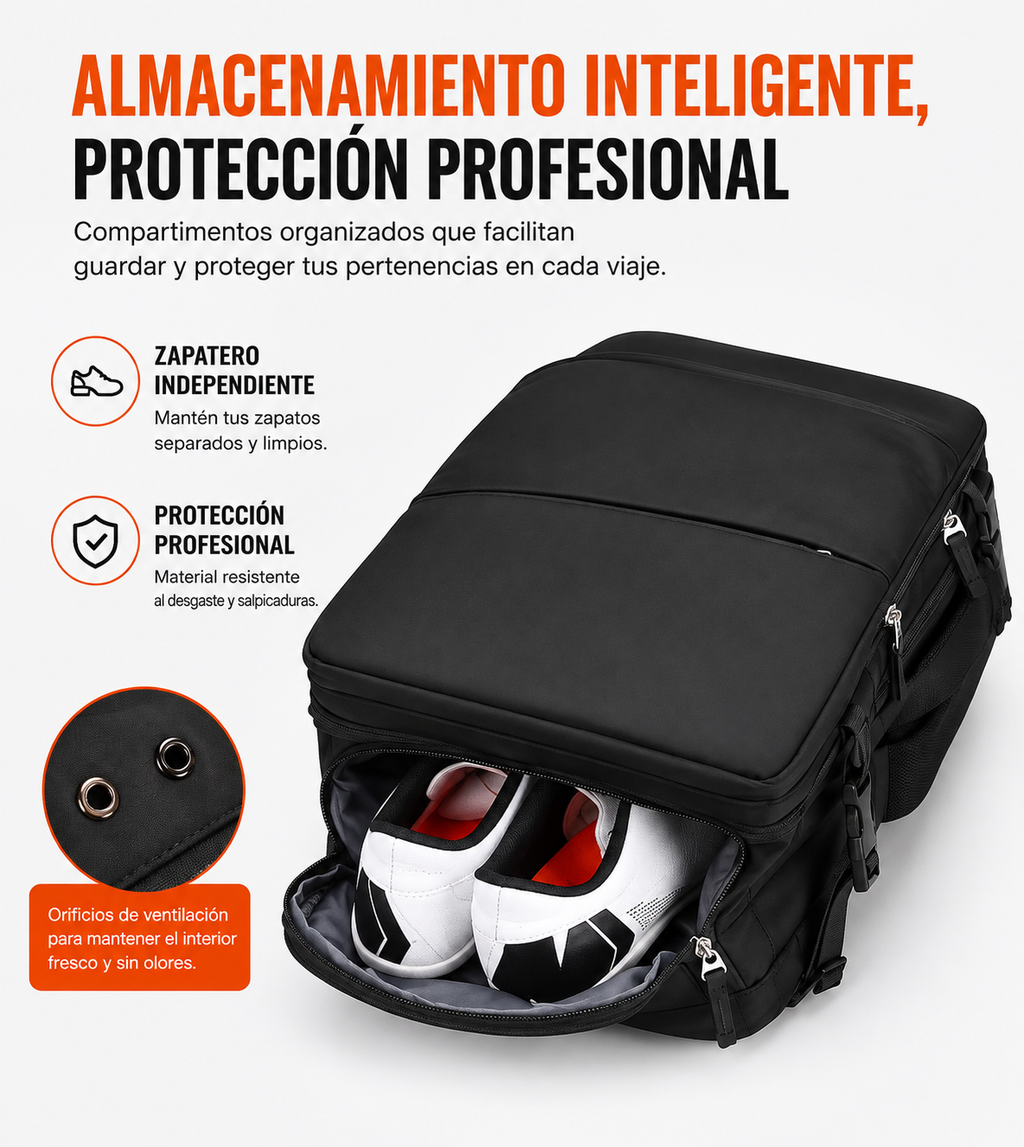 CabinMax™ – Mochila de Cabina 40×20×25 cm
