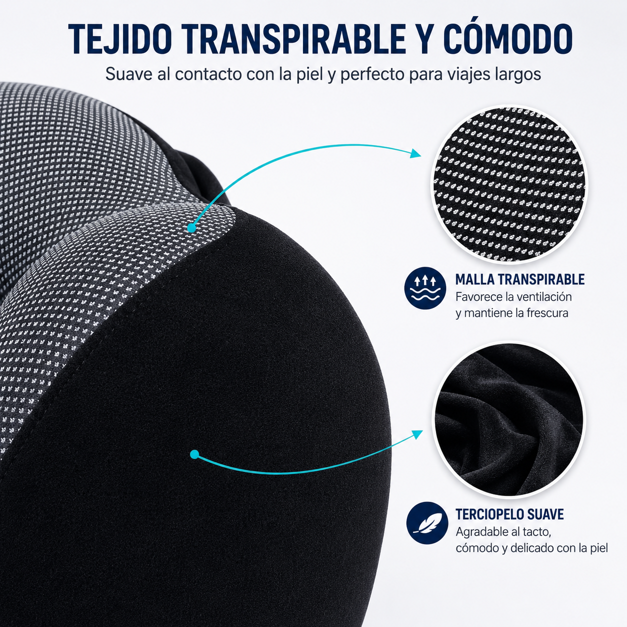 CloudHood™ – Almohada de Viaje con Capucha