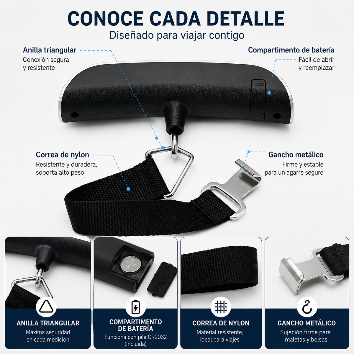 PesaGo™ – Báscula Digital de Viaje